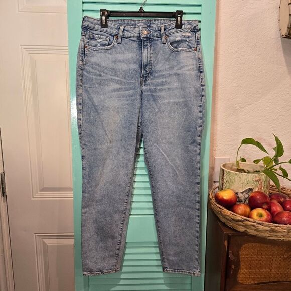 Old Navy Denim - Old Navy Women's Straight Leg Jeans - Light Blue
